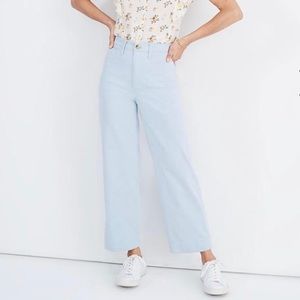 Madewell Emmett Wide-Leg Crop Pant Slim (NWT)